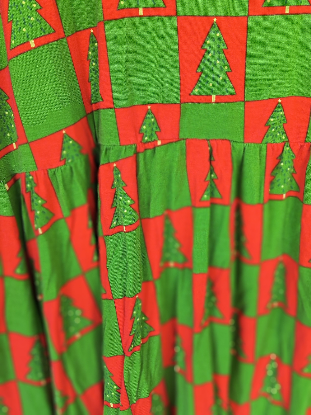 ModCloth Christmas Tree, Red And Green Dress 2x - Picture 5 of 5